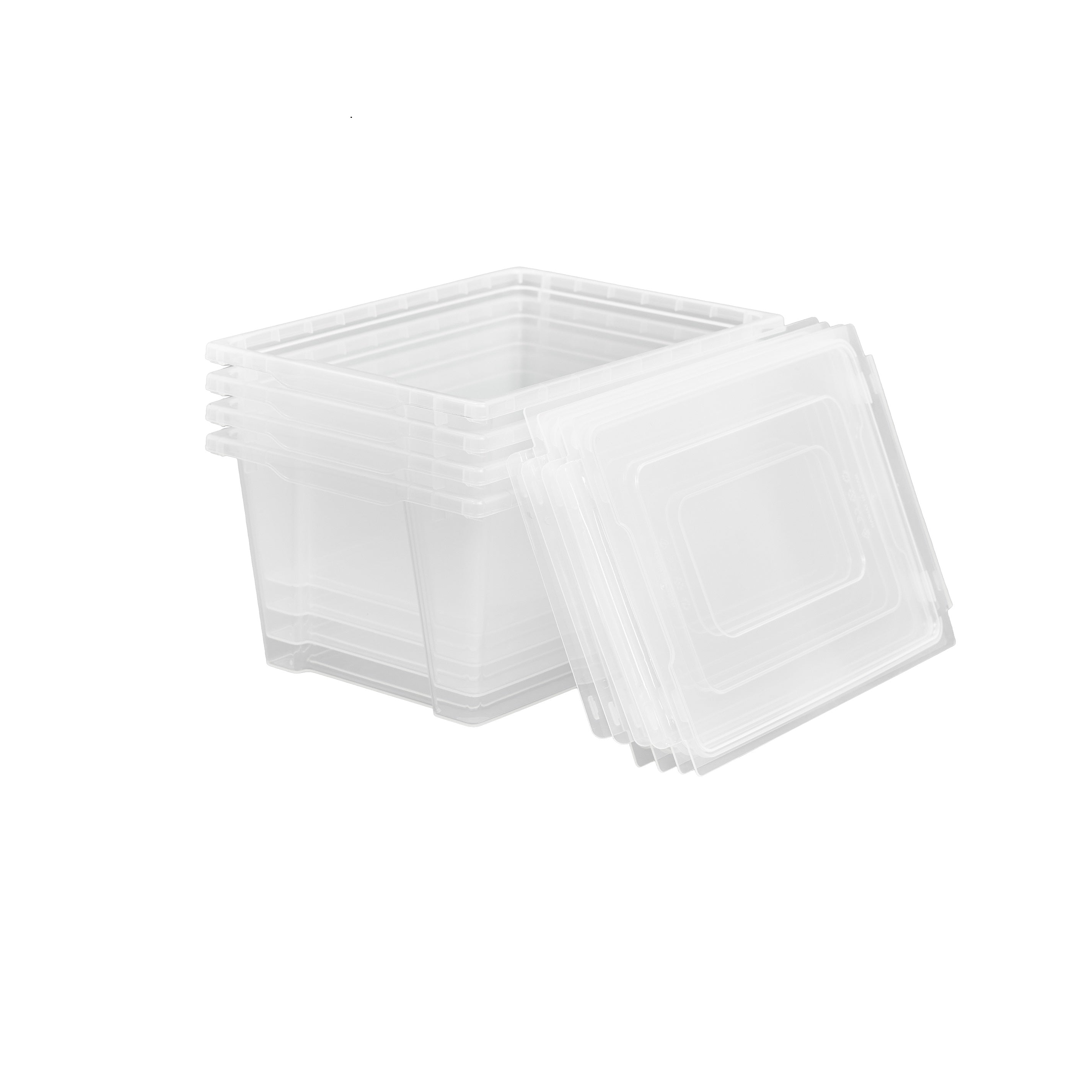 UNiPLAY Kids Extra Tray with Lid (4PK) - Clear (#8304C)