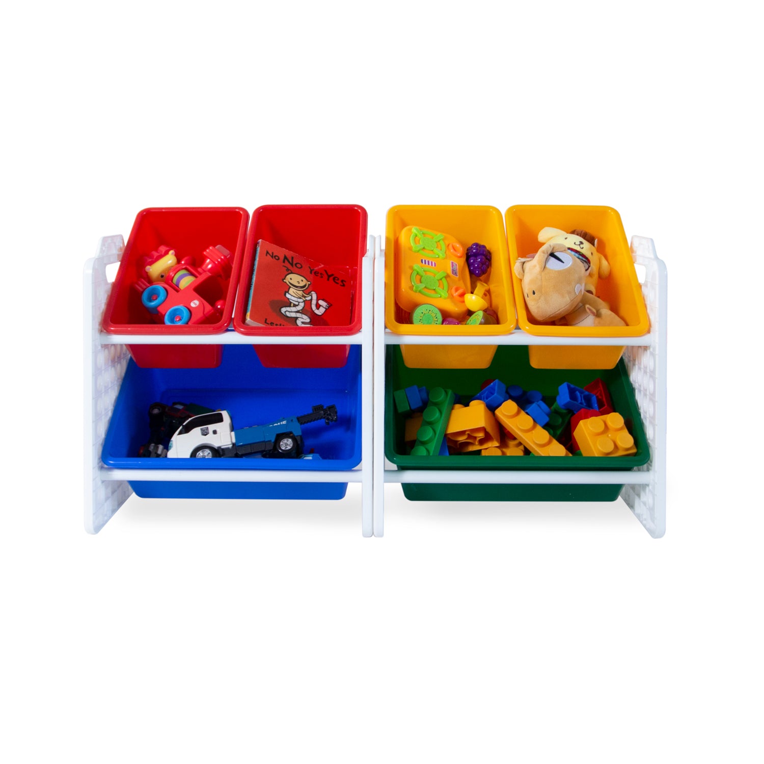 UNiPLAY 6 Bins Toy Storage Organizer - Primary (UB45521)