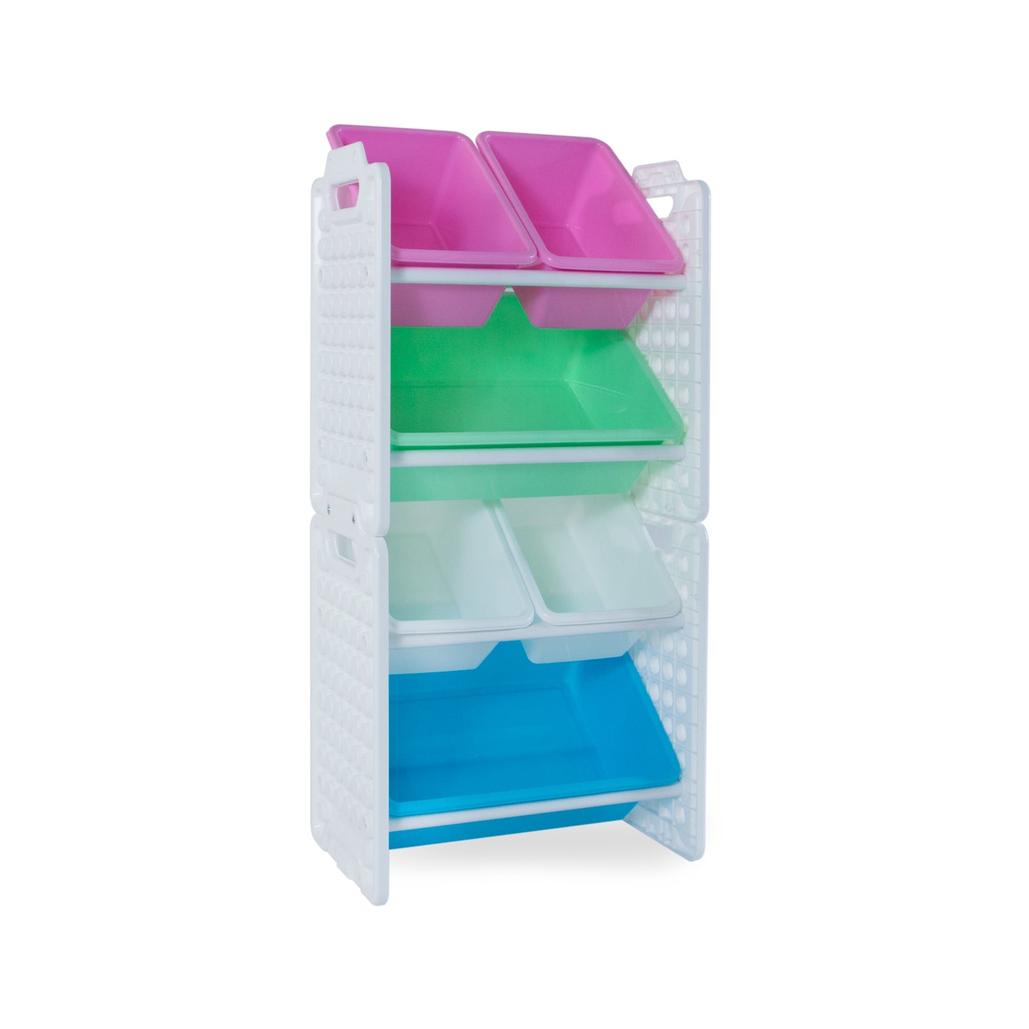 UNiPLAY 6 Bins Toy Storage Organizer - Pink (UB45531)