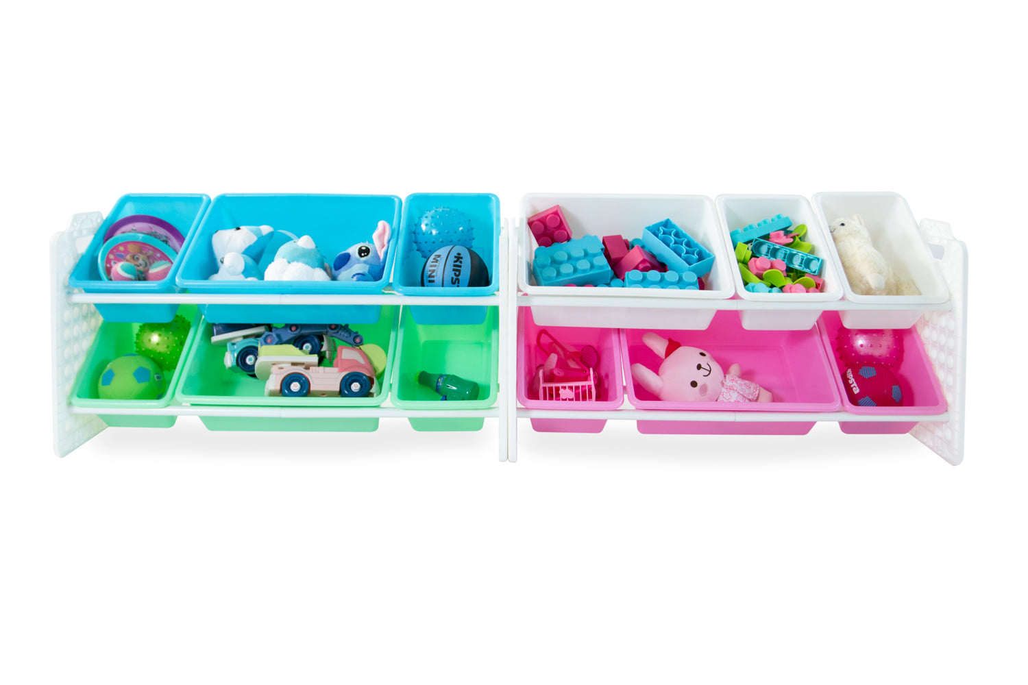 UNiPLAY 12 Bins Toy Storage Organizer - Pink (UB45631)