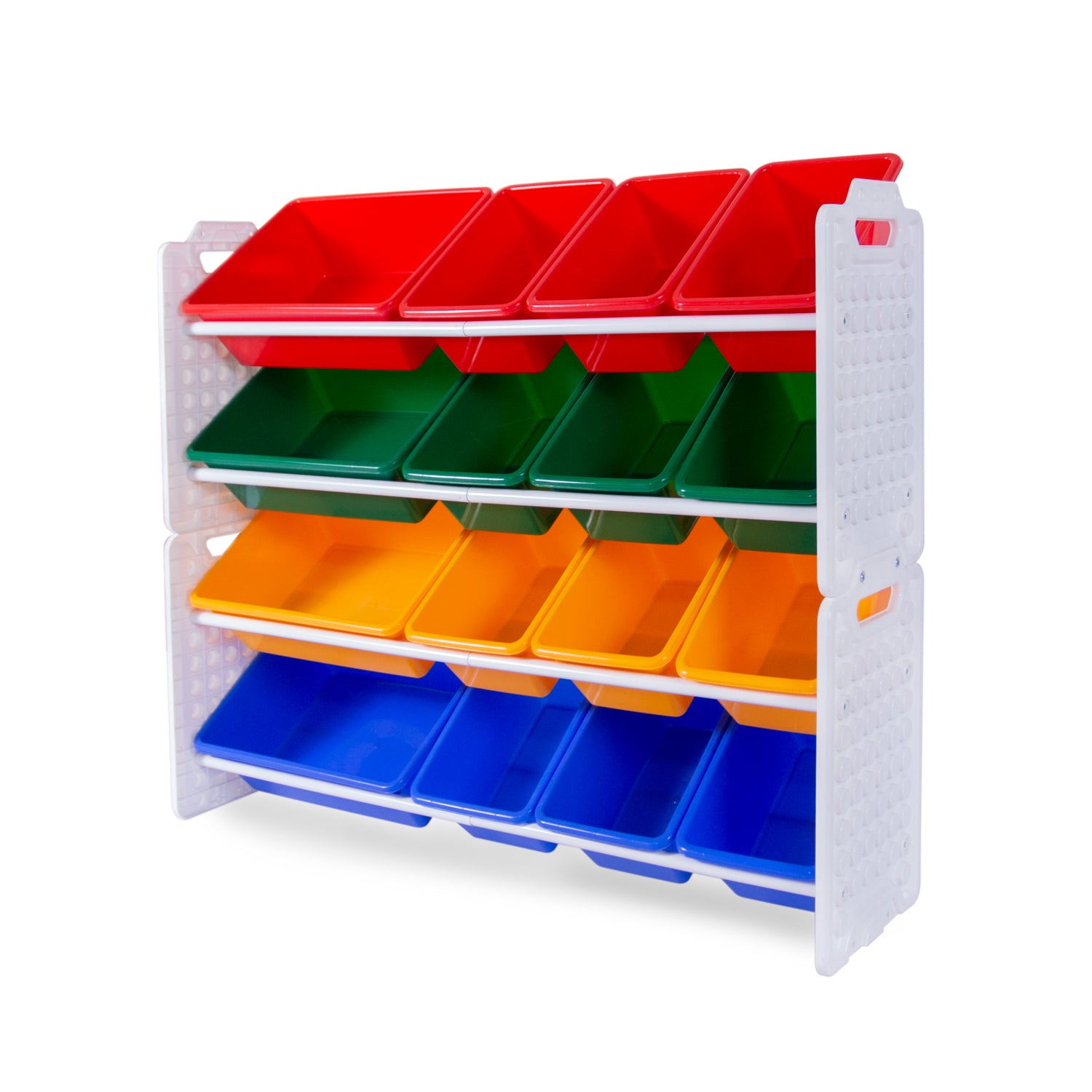 UNiPLAY 16 Bins Toy Storage Organizer - Primary (UB45721)