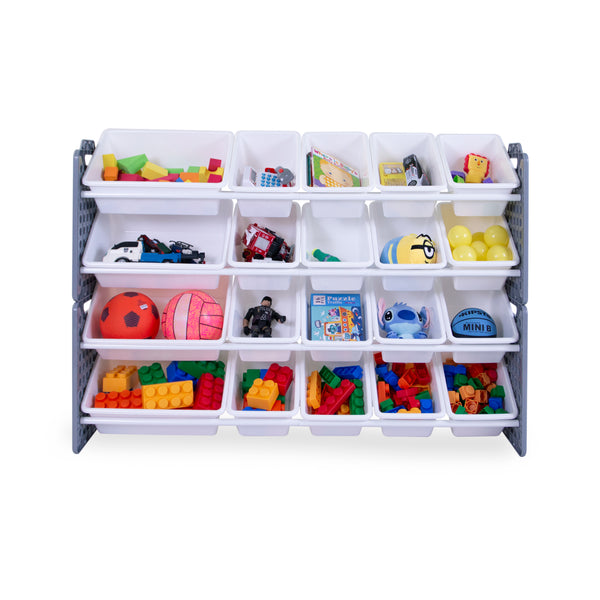 UNiPLAY 20 Bins Toy Storage Organizer - Gray (UB45812)