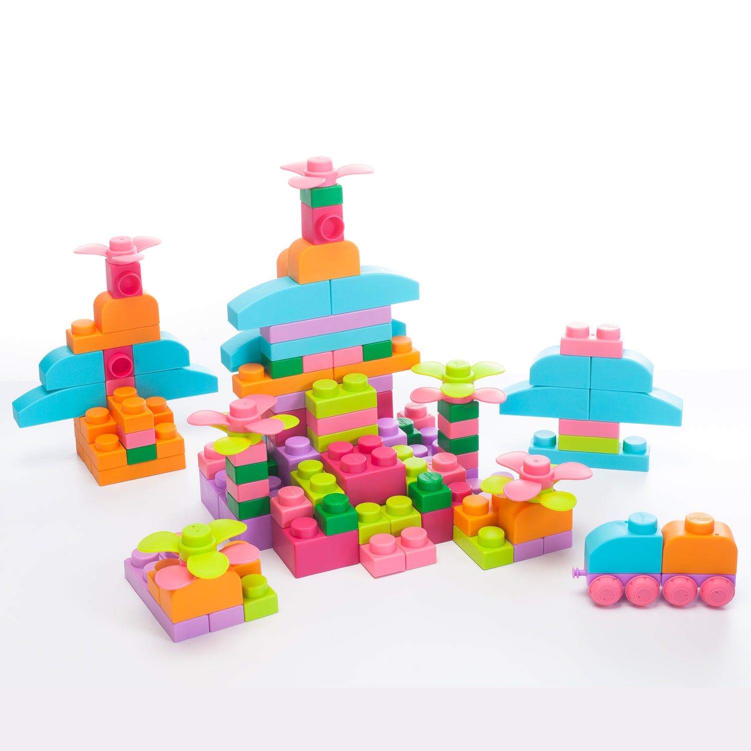 UNiPLAY Soft Building Blocks Plus Series 42pcs Pastel Color (#UN40422)(12 sets a ctn)