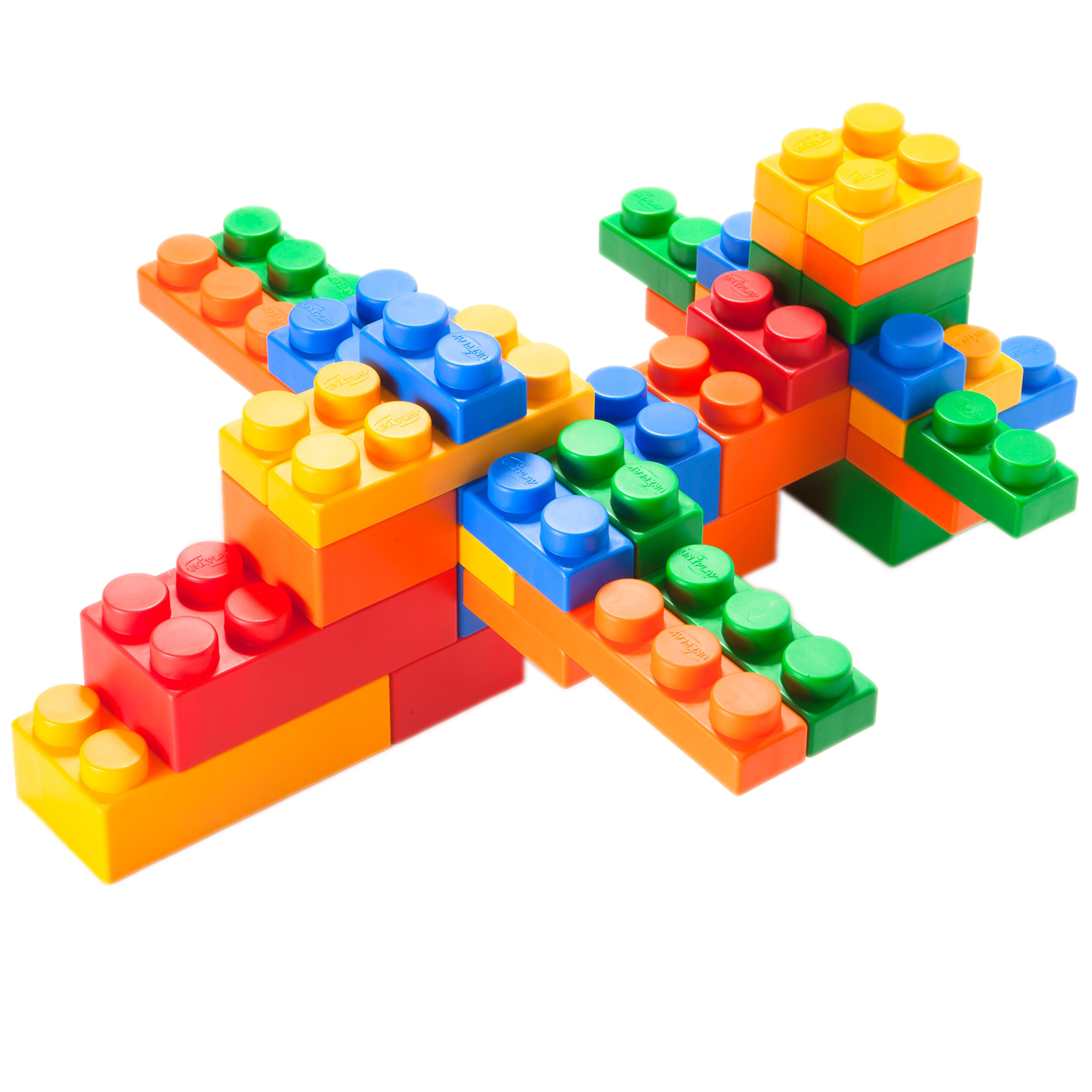 UNiPLAY Soft Building Blocks Mix Series 24pcs (#UN3024PR)(16 sets a ctn)